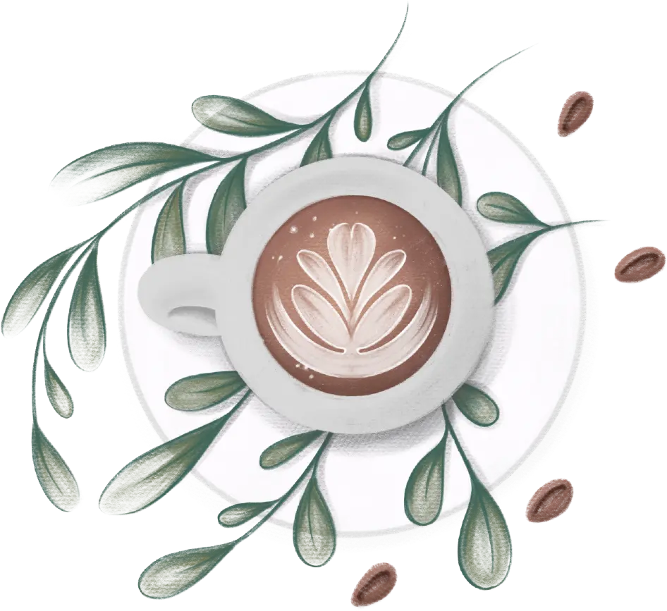 Illustration du logo tasse de café