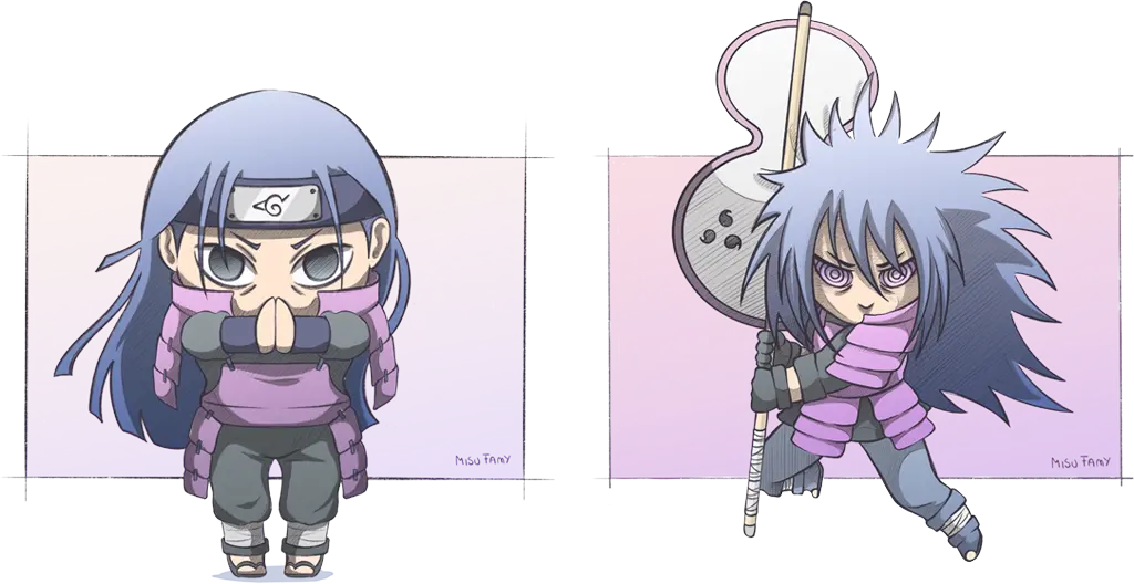 Hashirama Senju et Madara Uchiwa de Naruto (manga aesthetic)