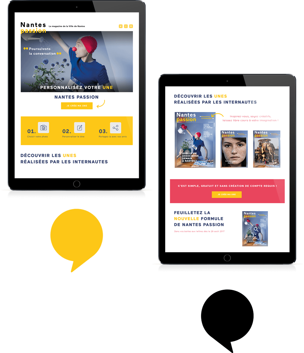 Mockup iPad Nantes Passion